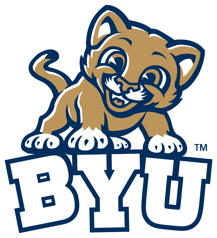 Brigham Young Cougars 2014-Pres Misc Logo v2 DIY iron on transfer (heat transfer)